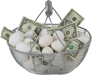 Eggs Basket Money